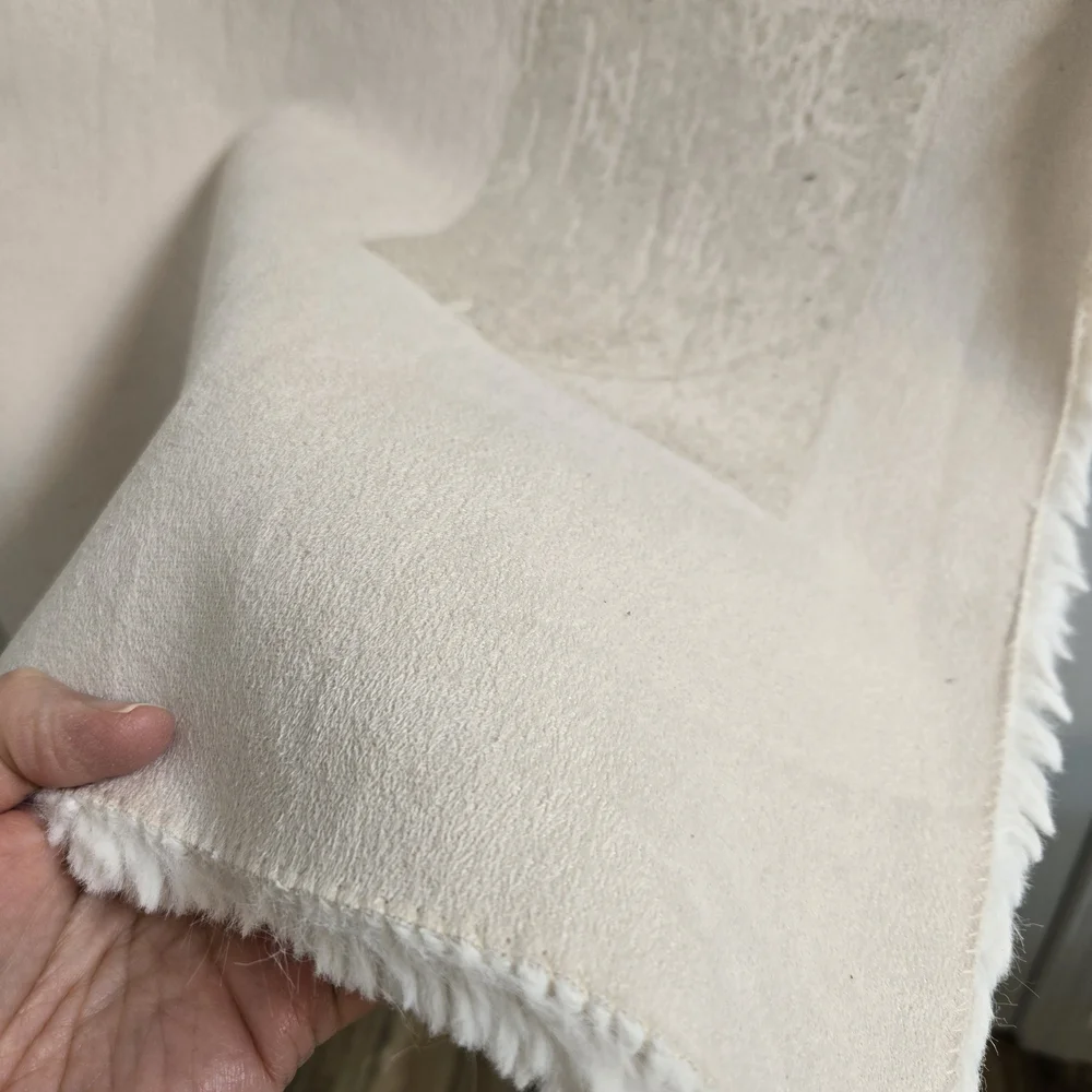 Faux Fur Rectangle Rug, Ivory